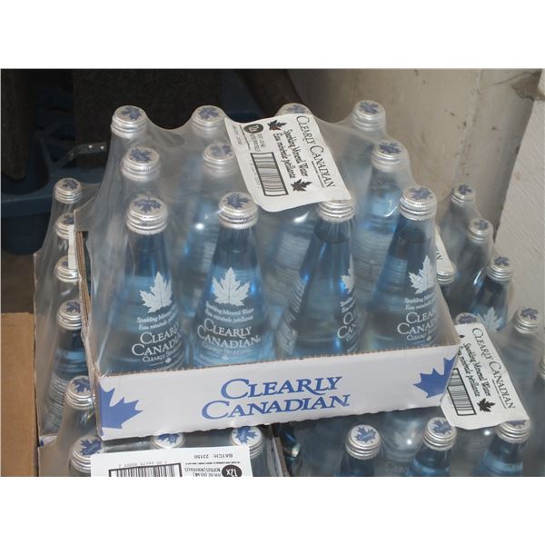 1 Case Of Clearly Canadian Sparkling Water