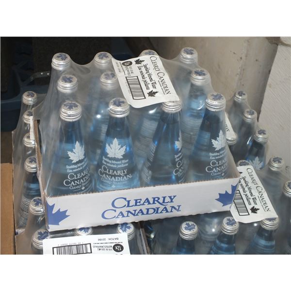 1 Case Of Clearly Canadian Sparkling Water