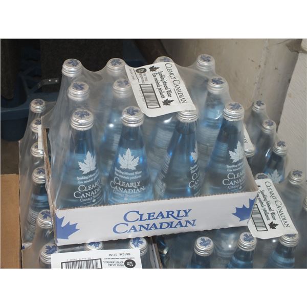 1 Case Of Clearly Canadian Sparkling Water