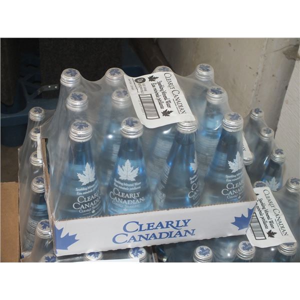 1 Case Of Clearly Canadian Sparkling Water