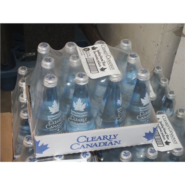 1 Case Of Clearly Canadian Sparkling Water