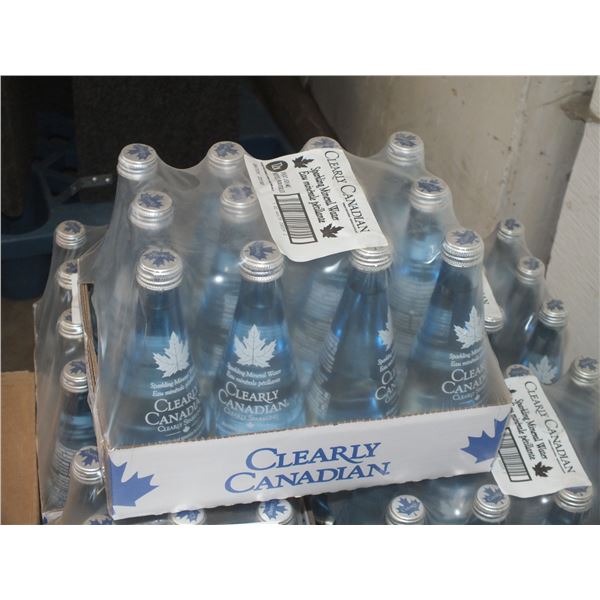 1 Case Of Clearly Canadian Sparkling Water