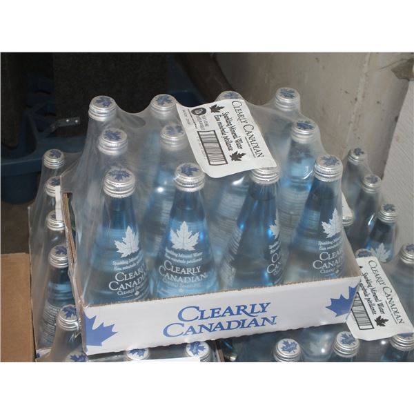 1 Case Of Clearly Canadian Sparkling Water