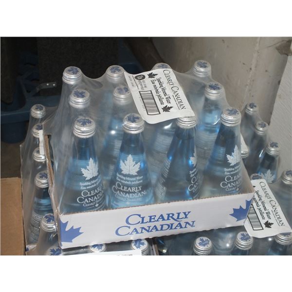 1 Case Of Clearly Canadian Sparkling Water