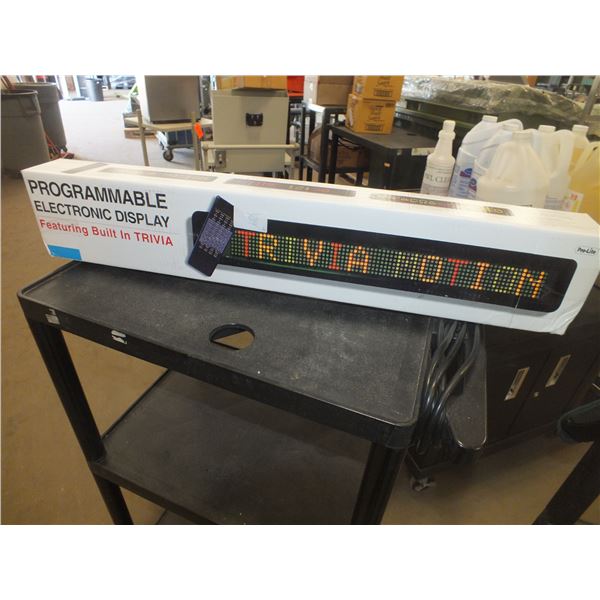 Programable Electronic Display
