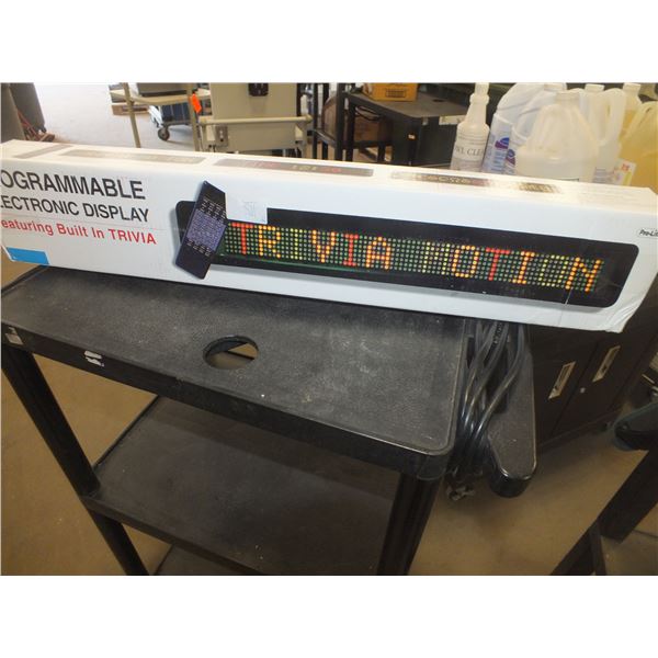 Programable Electronic Display