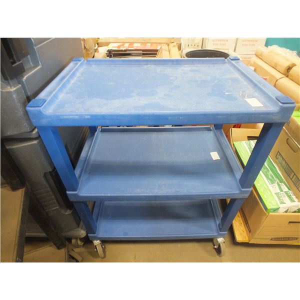 Plastic Catering Cart On Wheels