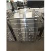 Image 1 : 9 Drawer Stainless Steel Cabinet On Wheels