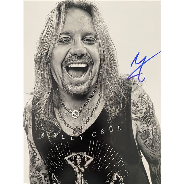 Mötley Crüe Vince Neil signed photo