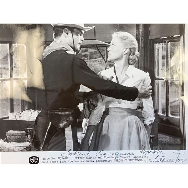 The Naked Kiss Constance Towers signed photo