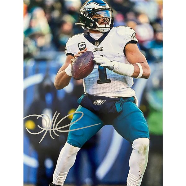 Philadelphia Eagles QB Jalen Hurts signed photo