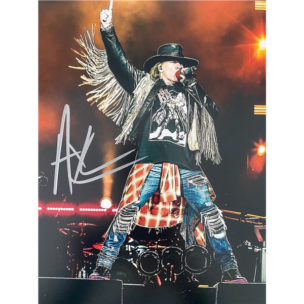 Guns N Roses Axl Rose signed photo