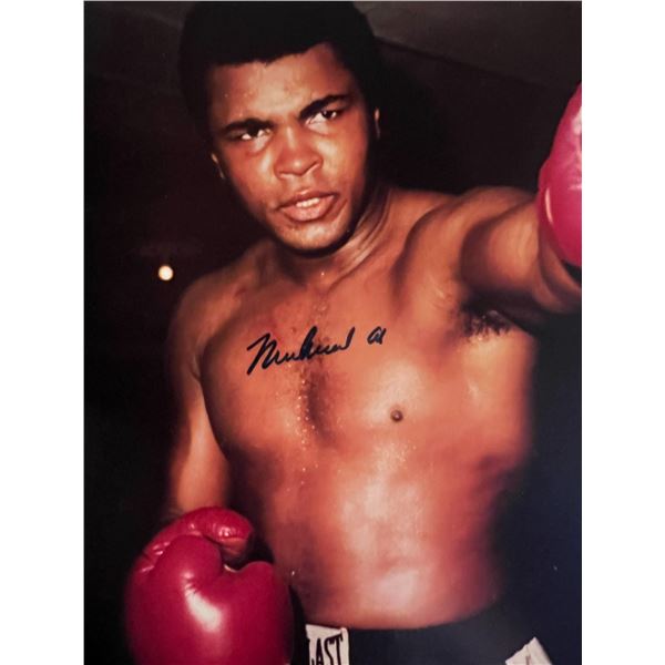 Muhammad Ali signed photo
