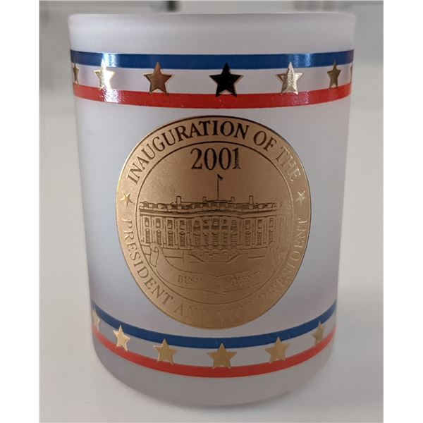 Bush/Cheney 2001 Inauguration Shot Glass (Red, White, Blue)