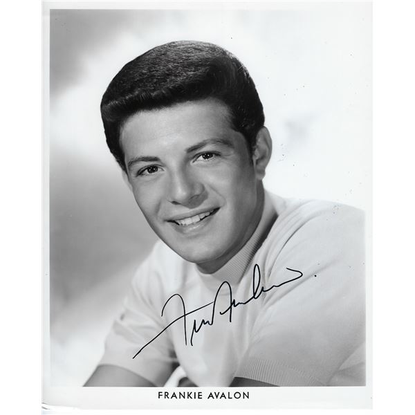 Frankie Avalon signed photo
