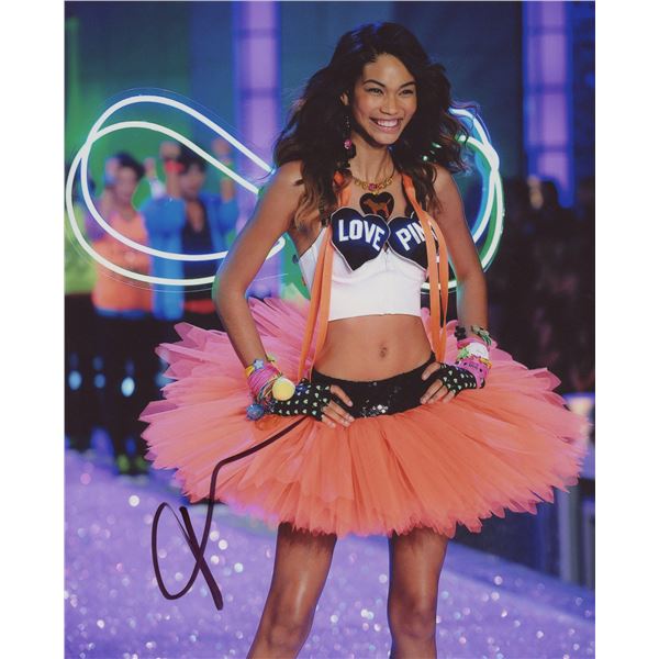 Supermodel Chanel Iman signed photo