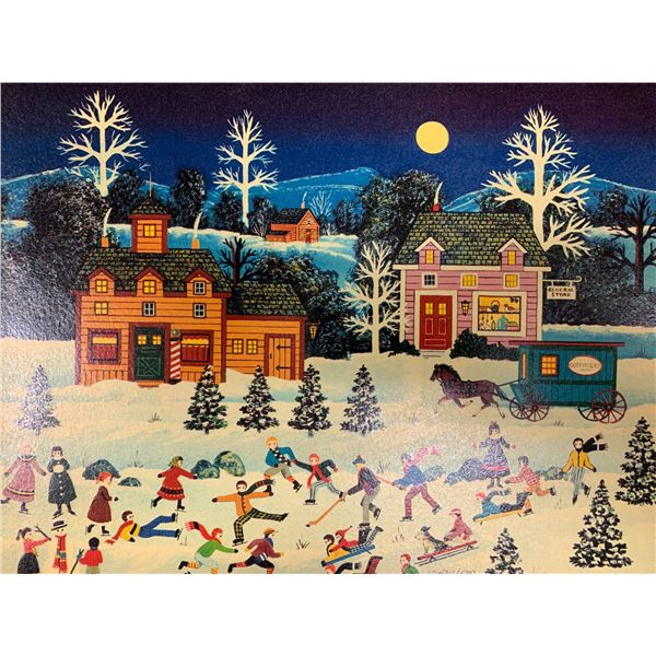 Wooster Scott signed serigraph.