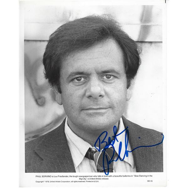 Slow Dancing in the Big City Paul Sorvino signed movie photo