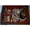 Image 3 : Pirate chest jewelry box full of jewelry