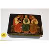 Image 1 : Antique russian lacquer box