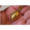 Image 3 : Antique brass football keychain+ FOB