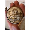 Image 7 : Large coin silver pocket watch+chain-steam railway