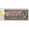 Image 1 : 1954 Canadian Ten Dollar.