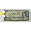 Image 1 : 1954 Canadian Twenty Dollar.
