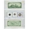 Image 2 : 1954, 1967 Canadian Dollar, 1967 Canadian 5 Cents, 10 Cents, 50 Cents Coin.