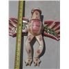 Image 2 : Vintage Hand - Carved Wooden Frog Figurine.