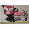Image 1 : Cat Bag, Pink Wallet, Moonstone Necklace, Hanna Montana Bag, Ring, Earings, etc.