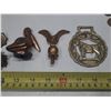 Image 3 : Lot of Vintage Brass Items and Foreign Currency.