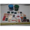 Image 1 : Vintage Match Sticks and Empty Tobacco Tins.
