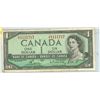 Image 1 : 1954 Canadian One Dollar.