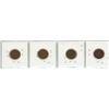 Image 2 : 1942, 1963, 1968, 1968 Canadian One Cent Coins.