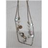 Image 6 : 6 beautiful silver toned necklaces