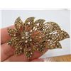 Image 2 : Lauren conrad champagne stone rhinestone brooch designer - california
