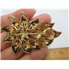 Image 3 : Lauren conrad champagne stone rhinestone brooch designer - california