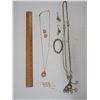 Image 1 : Emmons brand jewellery set (necklace, earrings bracelet) and rosegold coloured necklace with matchin