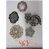Image 1 : Lot of 5 brooches