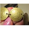 Image 2 : Vintage coin bracelet brass peru sol de oro 7"
