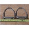 Image 1 : Vintage Pair Horse Saddle Stirrups.