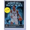Image 1 : 2023-2024 Victor Wembanyama White Hot Rookies - Panini Donruss Optic Basketball Card #2.