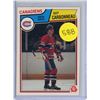 Image 1 : 1983-84 O-Pee-Chee Guy Carbonneau - Rookie Card #185.