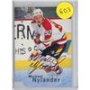 Image 1 : 1996 Upper Deck - Be A Player - Michael Nylander Autographed Card.