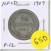 Image 1 : Newfoundland. 1907 Silver 50 Cents. F-12.