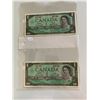 Image 1 : (2) 1967 Canadian 1 Dollar.