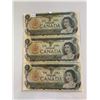Image 1 : (3) 1973 Canadian 1 Dollar.