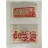 Image 1 : 1975, 1988 Canadian 50 Dollar.