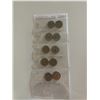 Image 2 : 1950's Canadian 5 Cent coins (full set).